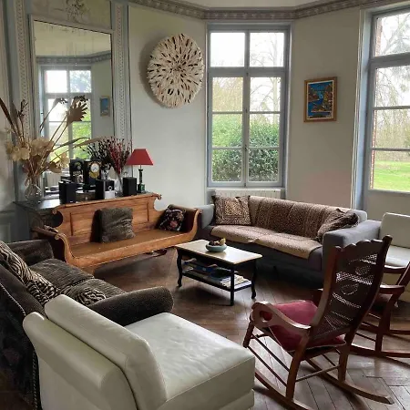 Large 6-bedroom On 3 Floors, In A Castle Near Honfleur 公寓